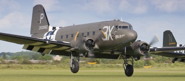 Dakota Landing Duxford Darren Harbar