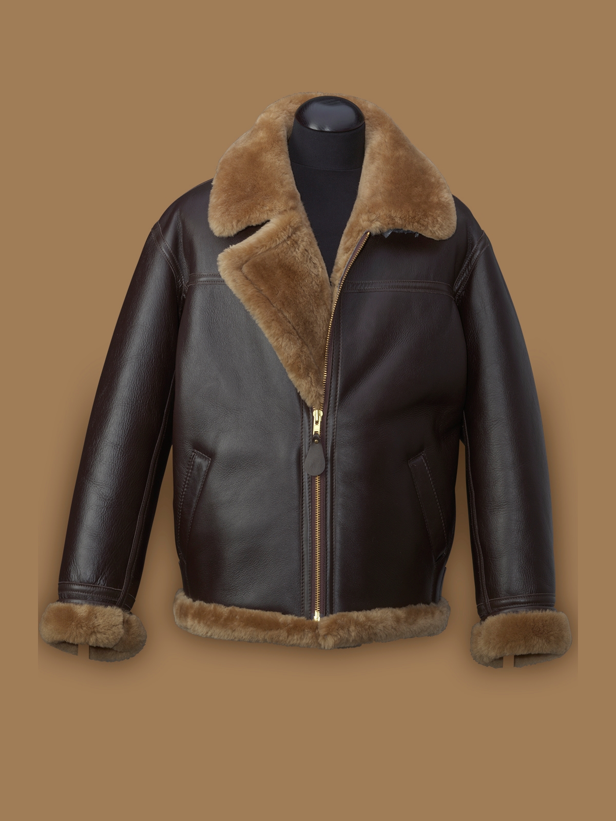 Lightweight Irvin Sheepskin Flying Jacket